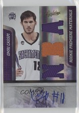 2009 Absolute Memorabilia Rookie Premiere Materials 272/499 Omri Casspi Auto oh4