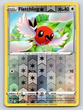 🇨🇦 Fletchling - C 150/195 - Silver Tempest ✨ Reverse Holo ✨ Pokemon Card - NM