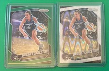 2025 WNBA Prizm Green Refractor & White Seismic 2 cards Bridget Carleton Lynx