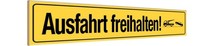 Holzschild 10X46 Cm Ausfahrt Freihalten Warnschild Hinweisschild Deko Geschenk H