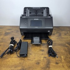 Epson Workforce ES-580W Wireless Color Duplex Desktop Document Scanner w/ Cables