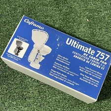 Caframo Ultimate 747/757 12v DC 2-Speed 7" Fan Direct Wire Small Cabin Fan White