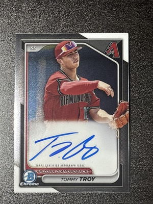 #ad Tommy Troy Auto 2024 Bowman Chrome CPA TT $11.99