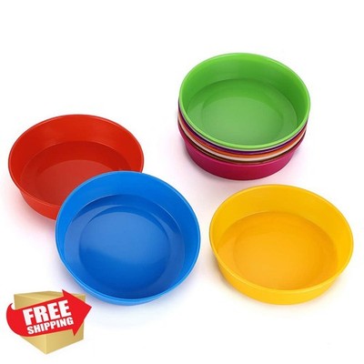 BTSKY Plastic Sorting Bowls Assorted Colors Set of 10
