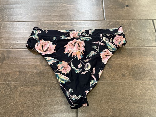 O'Neill Damen schwarz Van Don Blumenmuster klassische Bikinihose Bademode L LARGE neu mit Etikett - Bild 3 von 7