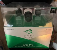 Netgear Arlo Pro AVM4000C WIRE-FREE HD Security System 3 Cameras - Home Hub Base