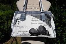 Sac à Main Femme Bandoulière Blanc - PU Souple, 23x14x11 Cm - Neuf Avec étiquettes