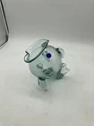 VINTAGE MCM BLENKO FISH ART GLASS HAND BLOWN VASE