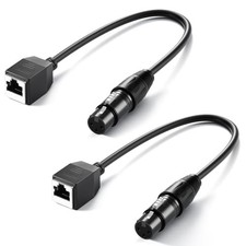 DMX XLR to RJ45 Adapter Cable for Lighting Control