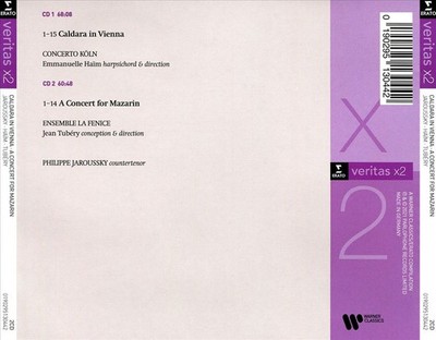 PHILIPPE JAROUSSKY CALDARA IN VIENNA/UN CONCERT POUR MAZARIN NEW CD