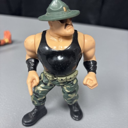 WWF Hasbro Sgt Slaughter Action Figure Series 3 Vi...