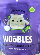 The Woobles Andy The Owl Learn to Crochet Kit for Beginners