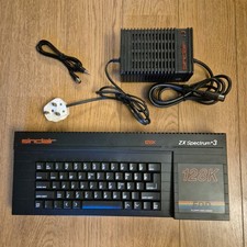 Sinclair ZX Spectrum Plus +3 Computer 128K Vintage TZX TAP Mp3 Tested & Working
