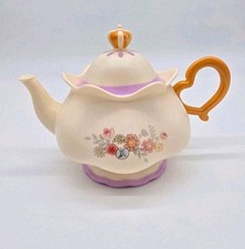 Disney Princess Tea Party Toy Playset Teapot Crown Flowers Music Function Kids