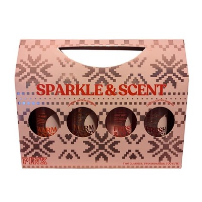 NIB Victoria's Secret PINK Sparkle & Scent shimmer mist gift set