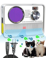 3-in-1 Air Purifier, Cat Litter Deodorizer, Air Fresheners for Home with Ozon...