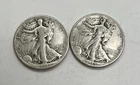 Junk Silver $1 Face Value 90% Silver Walking Liberty Half Dollars - Lot D