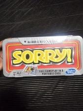 Classic Hasbro Sorry Game Road Trip Travel Edition Portable Case