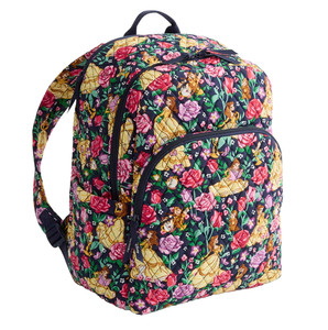 Vera Bradley Disney Belle Rose Grand sac à dos essentiel Meadow 54611-23399