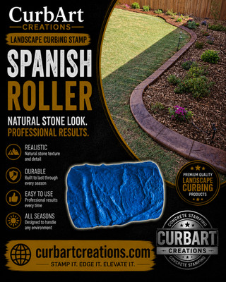 Landscape Curbing Texture Roller Spanish Roller Curbart Creations