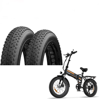 Set 2 Reifen 20X4 Wanda W1272 DÜBel Fat Bike Fahrrad 100-406