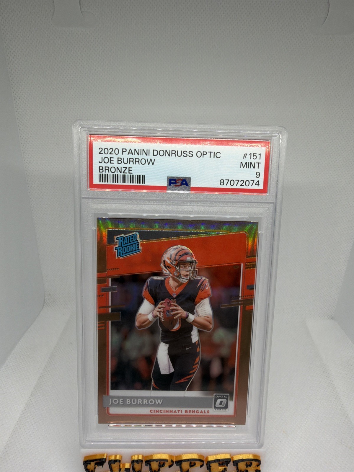 2020 Panini Donruss Optic Joe Burrow Bronze Rated Rookie