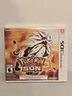 Pokemon Sun Nintendo 3DS Tested Working, Very clean. Case & Cartridge