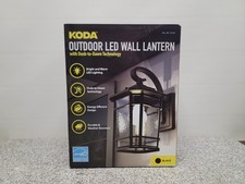 Koda Outdoor LED Wall Lantern Automatic Dawn to Dusk Sensor 800 Lumen 