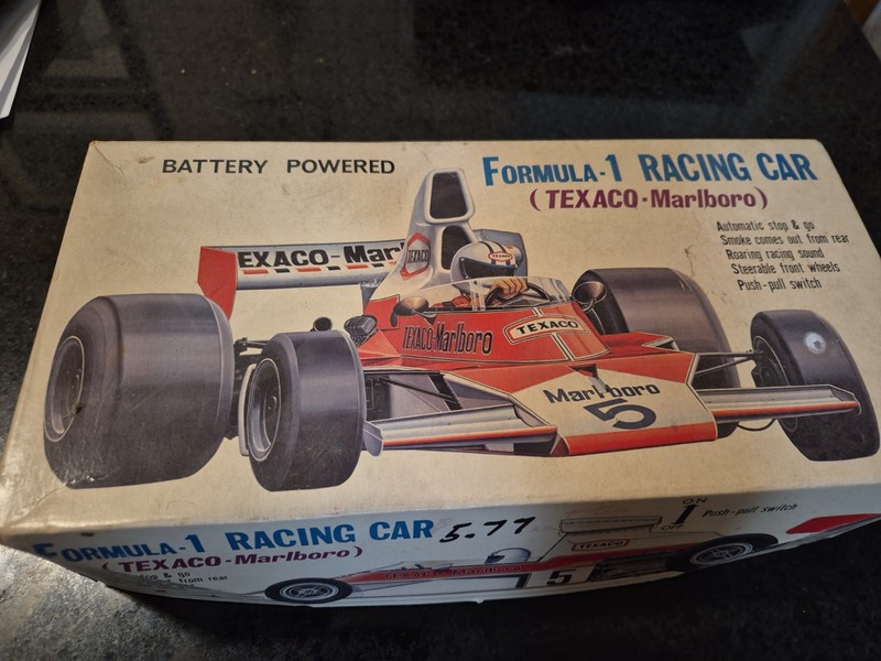 Vintage Formula-1 Texaco-Marlboro Battery Racing Car  by ALPS