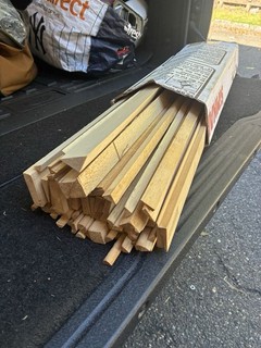 F. Large Lot Balsa Leading Trailing Edge Aileron Stock For Rc Model Airplane Kit