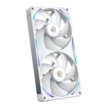 Image of 280mm NZXT F280X RGB Single-Frame Fan, White, 2400rpm, 116CFM, 41dB, 8-Pin NZXT