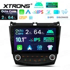 XTRONS Stereo For Honda Accord 7th Gen 10.1" Android Head Unit Wireless CarPlay