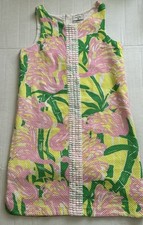 Lilly Pulitzer Target Shift Dress Fan Dance Pink Green 20th Anniversary