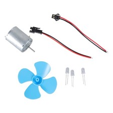 60mm/2.36inch DIY Micro Wind Generator Wind Turbines Motor Model Kits with Fan