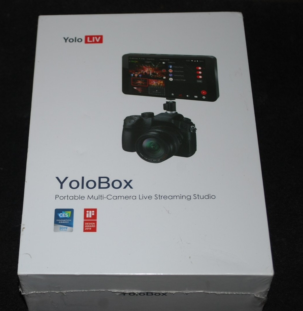 Yololiv YoloBox Portable Multi-Camera Live Streaming Device NEW IN UNOPENED BOX