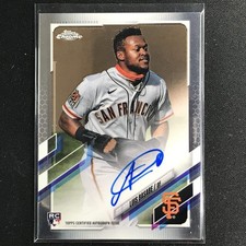 2021 Topps Chrome Luis Basabe Rookie Autographs Base No Lb B