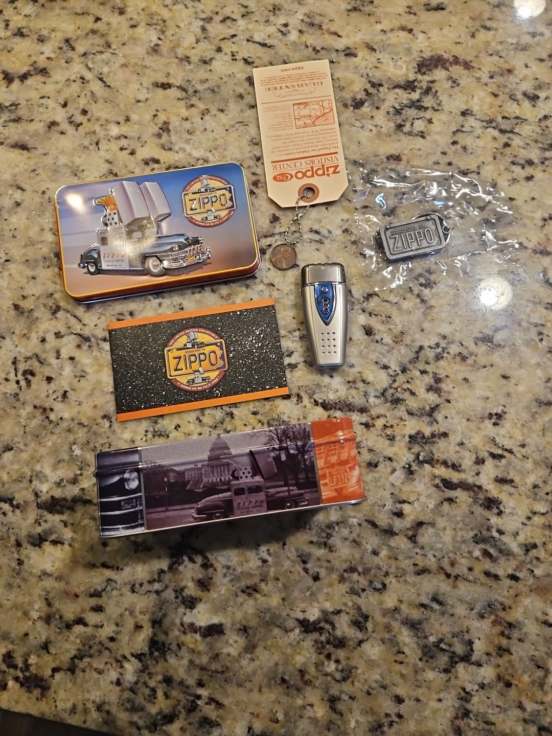 & Keychain In Original Tin Box