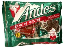 6.3oz/20ct ANDES Candy CREME DE MENTHE INDULGENCE Chocolate Mints CHRISTMAS 1a