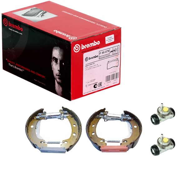 Brembo Bremsbacken Vormontiert Hinterachse Passend FÜR Renault Megane | K 68 059-image