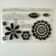 My Acrylix Girls Rock Everyday Life Decorative Stamps