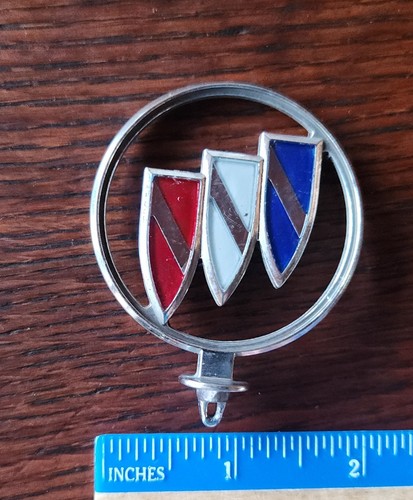 Vintage 1970's Buick Tri-Shield Hood Release Ornament Emblem Part #ACL 329 #4 - Picture 2 of 5