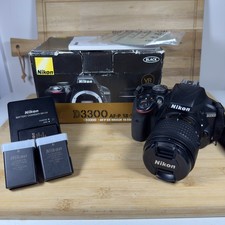 Nikon D3300 DSLR Camera 24.2MP + 18-55MM AF-P VR Lens - Boxed