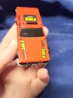 Vintage Hot Wheels Mattel 1983 Diecast Toy Car Fire Department "Damaged door"