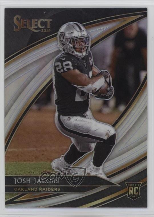 2019 Panini Select Field Level Silver Prizm Josh Jacobs #208 Rookie RC 1s1s