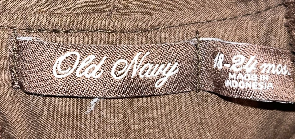 ANTIGUO AZUL MARINO Marrón Oscuro CHAQUETA MONO PANTALONES FELPA DISFRAZ HALLOWEEN 18-24 MESES Foto 3 de 4