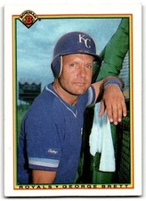 1990 Bowman #382 George Brett Kansas City Royals HOF NrMt/Mt