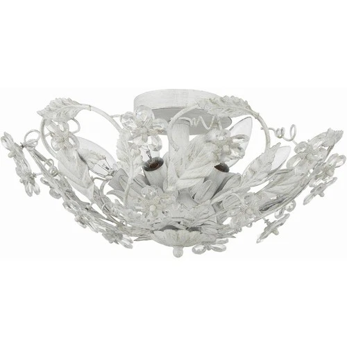 Crystorama 5316-AW Paris Market Semi-Flush Mount Antique White - Picture 1 of 7