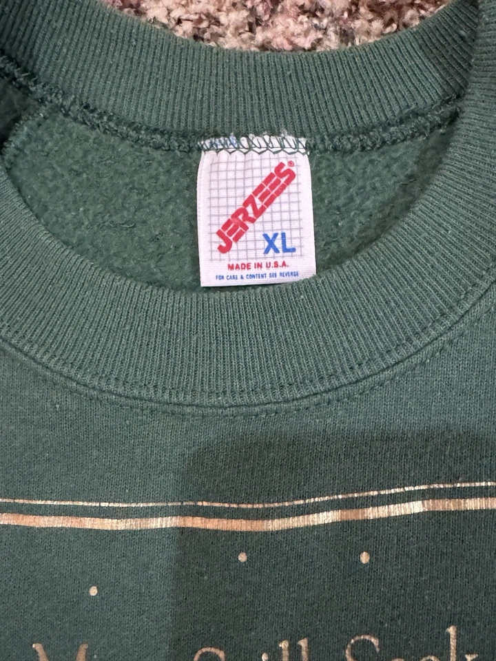 Suéter Vintage Cuello Redondo Hombres Magos Todavía Lo Buscan Jesús 1989 XL Biblia EE. UU. Foto 4 de 4