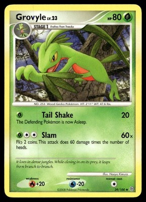 Grovyle Stormfront Uncommon 39/100 2008 Pokemon TCG
