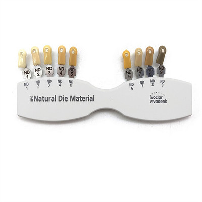 Ivoclar Vivadent Dental Teeth Bleaching Shade Guide ND 9 A-D 20 IPS Natural Die
